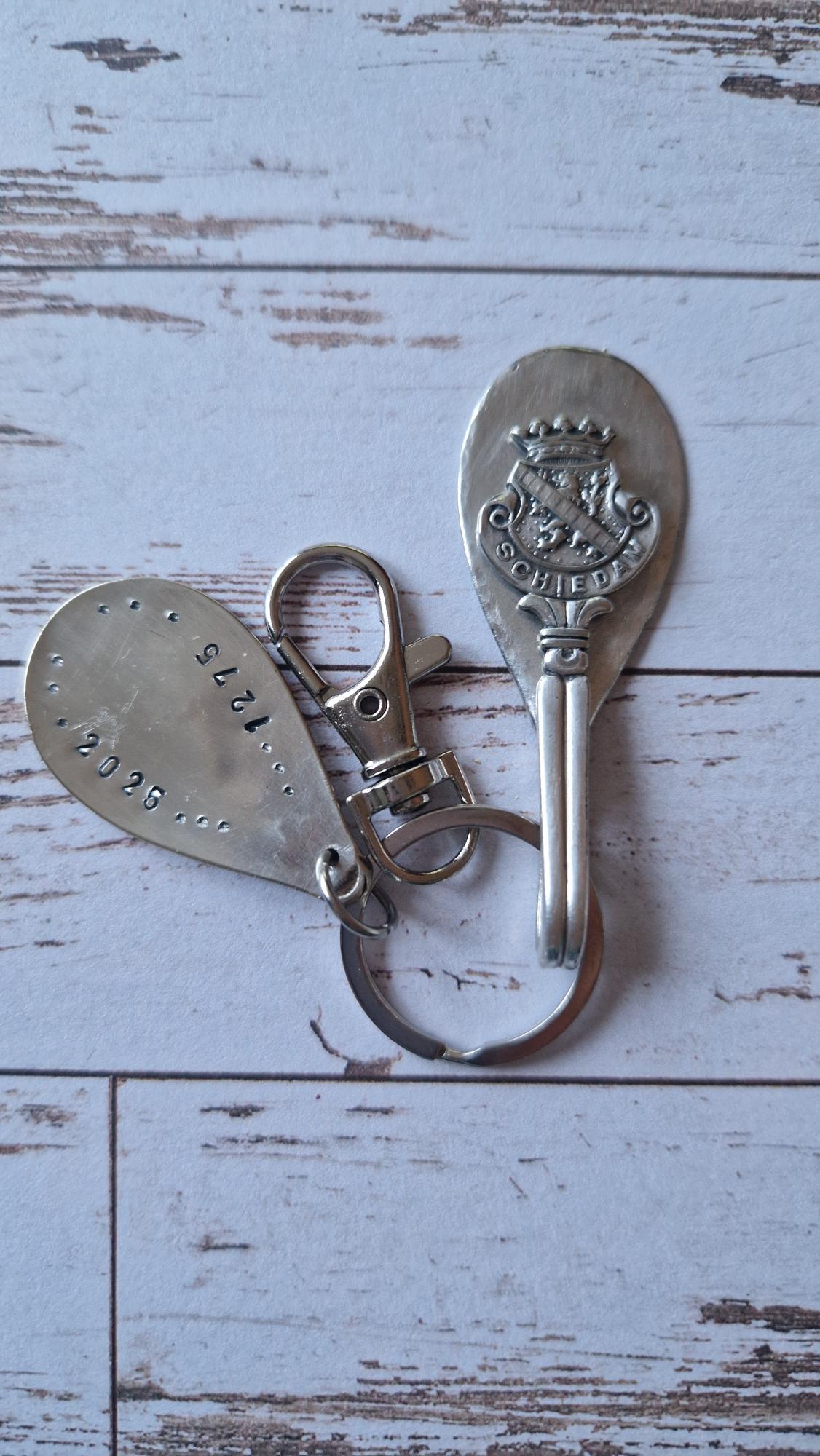 Vintage spoon key ring various cities