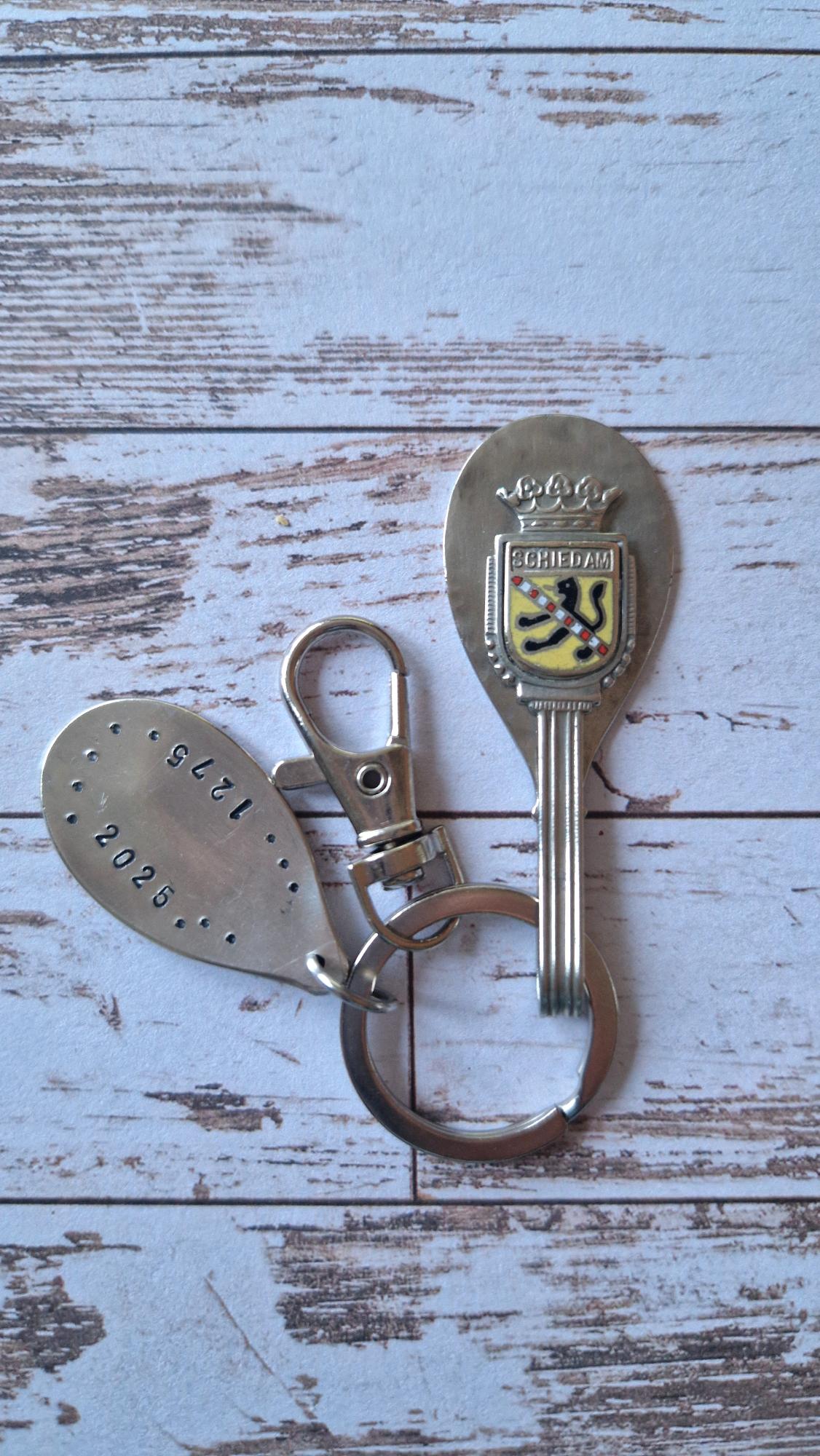 Vintage spoon key ring various cities