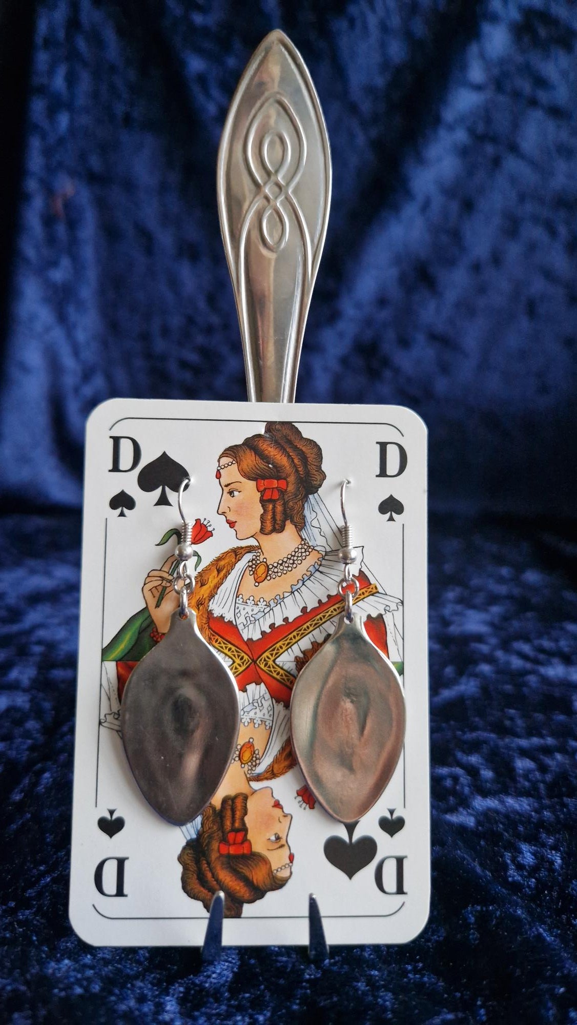 Vintage spoon earrings
