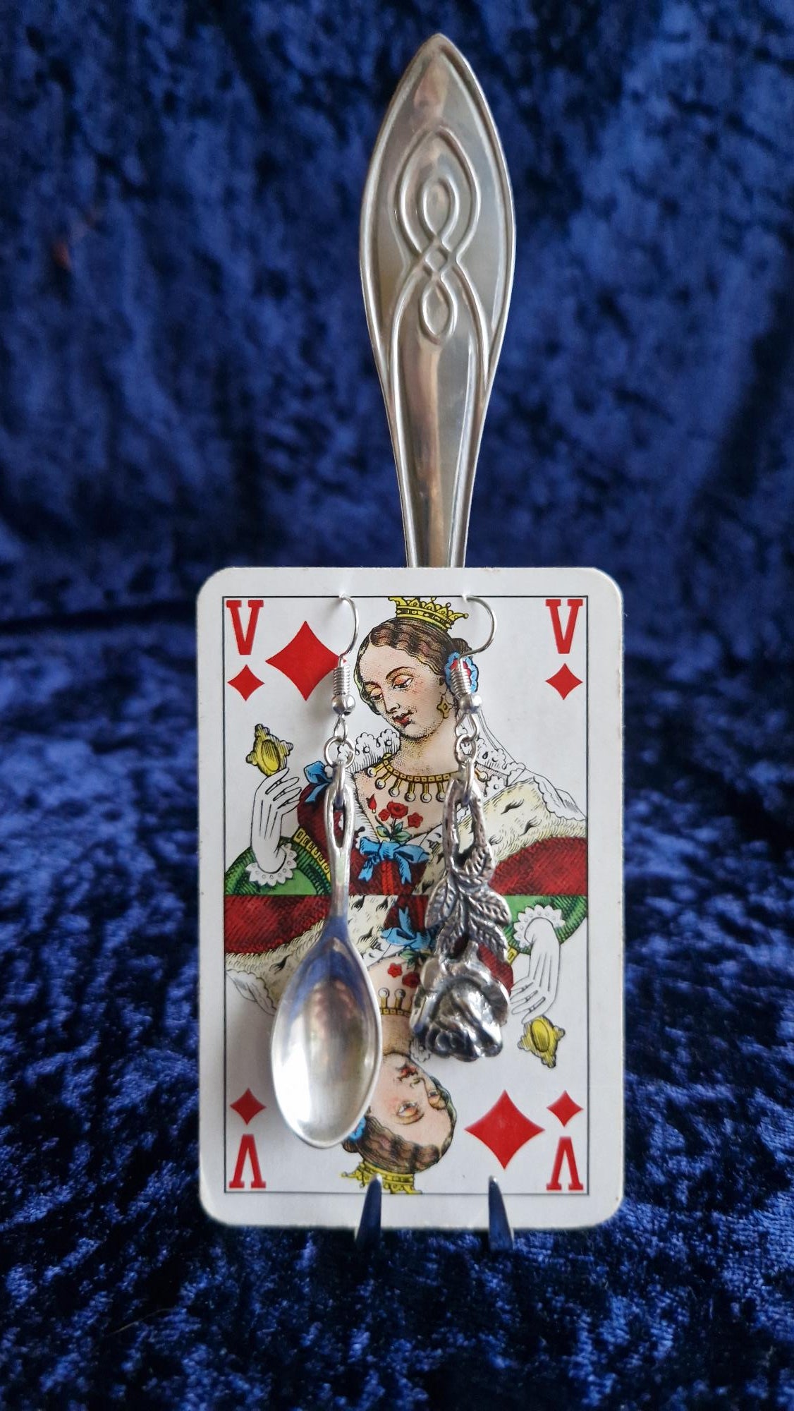 Vintage spoon earrings