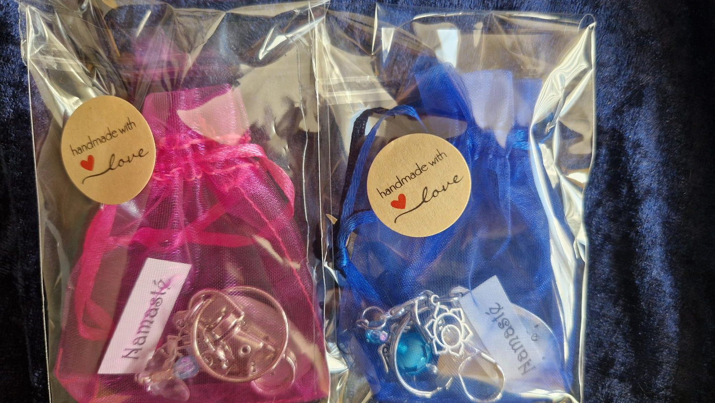 Lucky Keychain with text and angel