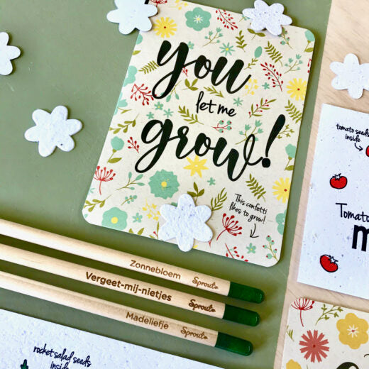 Grow gift -potlood "Het potlood dat groeit"