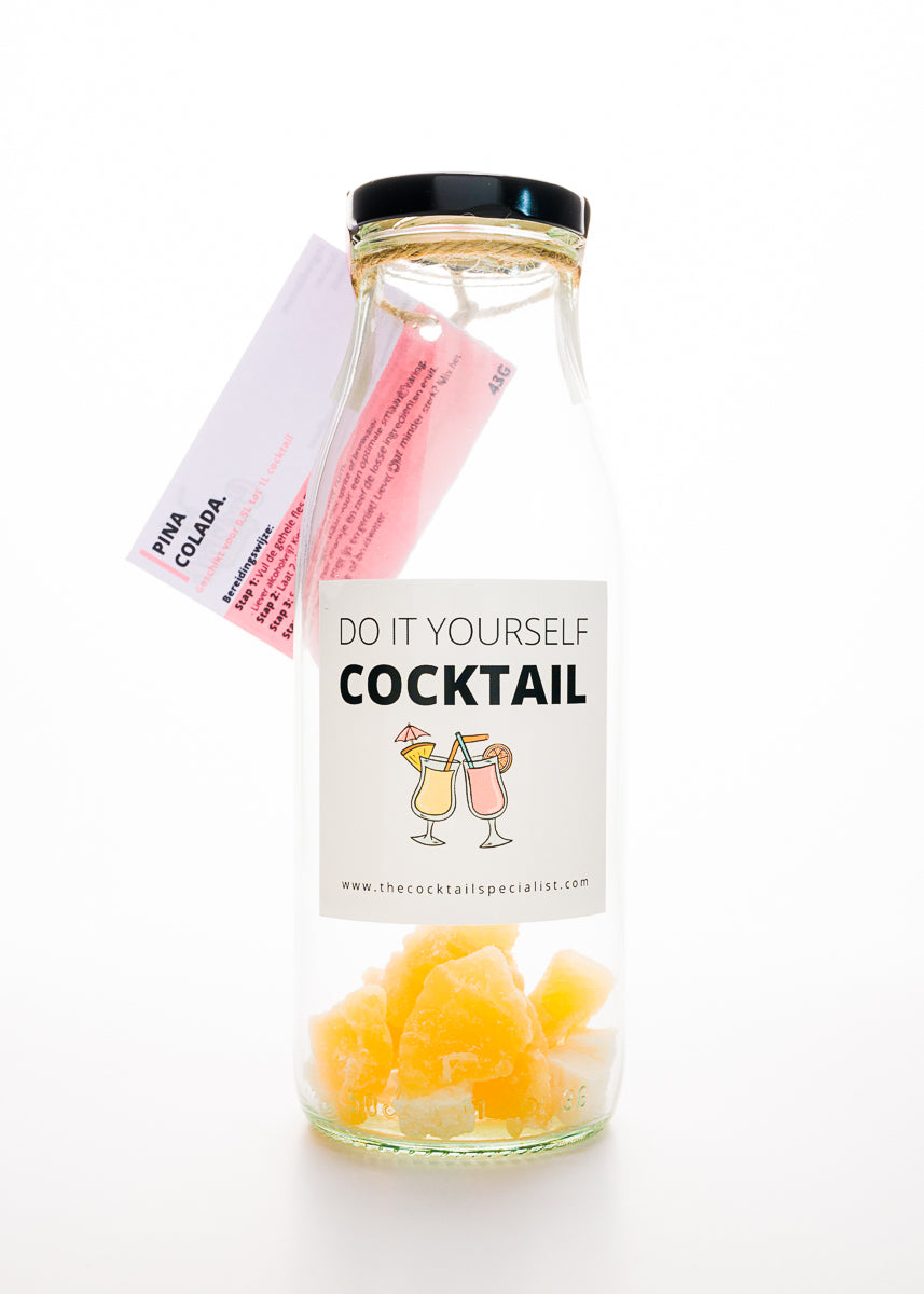 DIY Pina Colada mocktail/cocktail