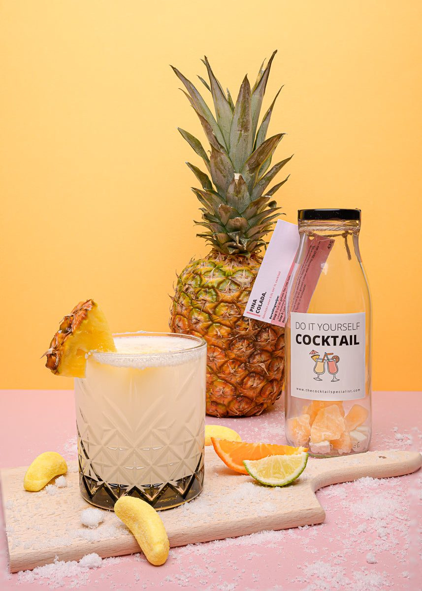 DIY Pina Colada mocktail/cocktail