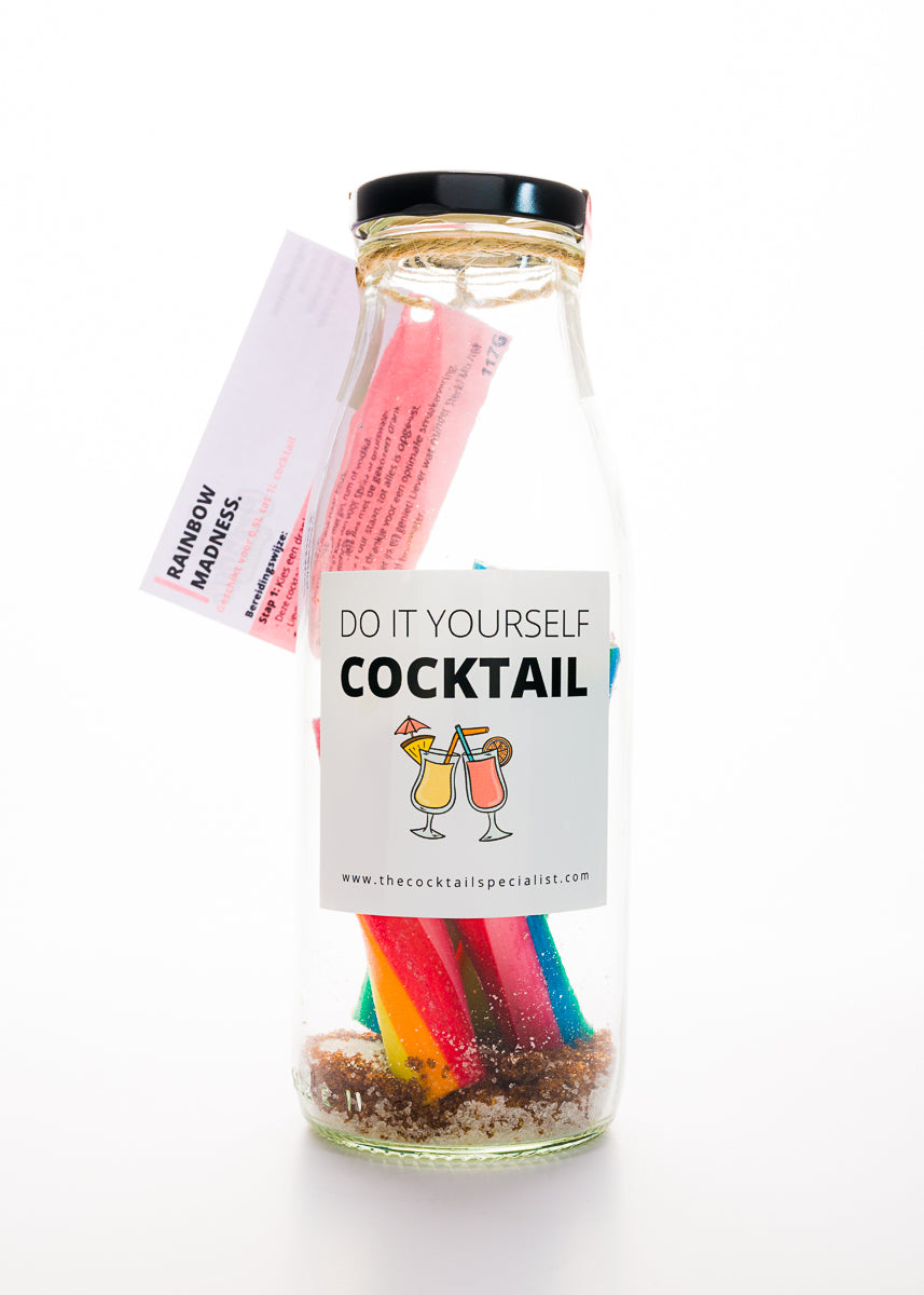 DIY Rainbow Madness mocktail/ cocktail
