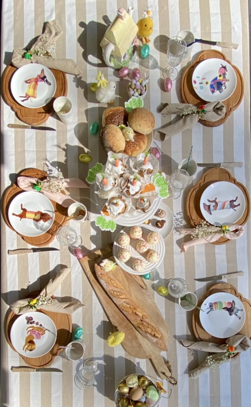 Sweet Wieners - Set van 6 gebaksbordjes