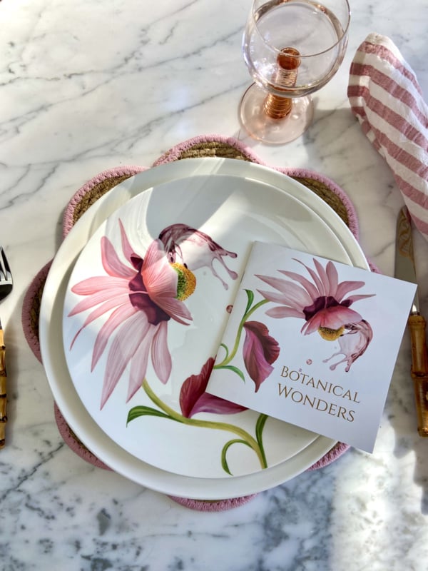 Botanical Wonders | Set van 4 Dinerborden