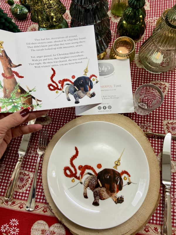 It’s a Wienerful Time – Set van 6 Ontbijtbordjes