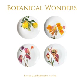 Botanical Wonders | Set van 4 Ontbijtborden