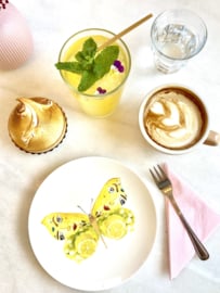La Dolce Vita di una Farfalla – Piatti Dolci | Set van 4 Dessertborden