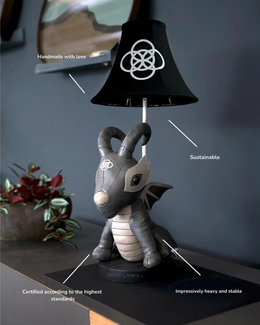 Black Dragon – De stoere draak tafellamp met LED – Happy Lamps