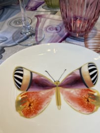 La Dolce Vita di una Farfalla – Piatti Dolci | Set van 4 Dessertborden