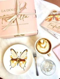 La Dolce Vita di una Farfalla – Piatti Dolci | Set van 4 Dessertborden