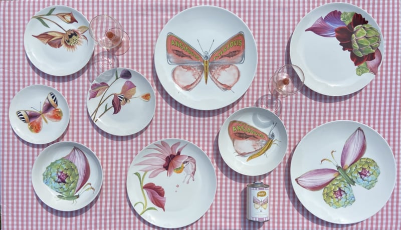 Botanical Wonders | Set van 4 Ontbijtborden