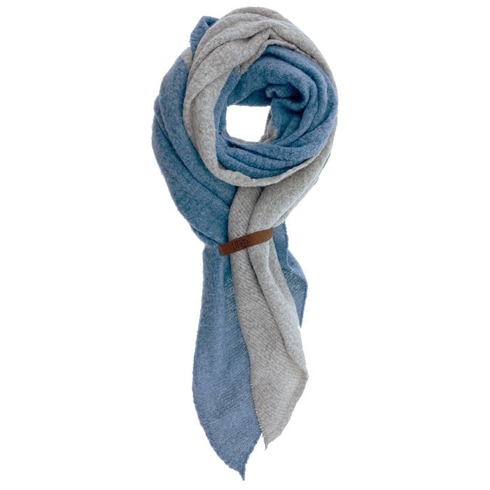Sjaal Fem twin - Blauw / Grijs