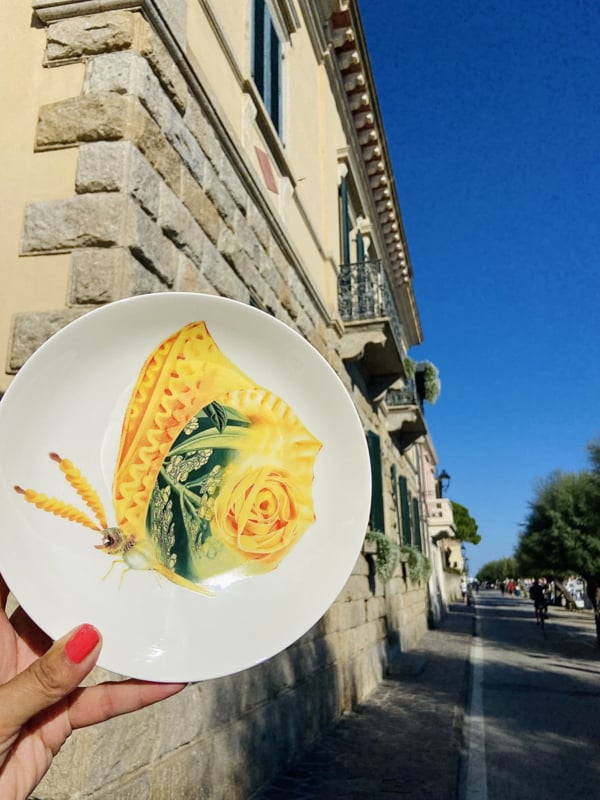 La Dolce Vita di una Farfalla – Piatti Fondi | Set van 4 Diepe Borden