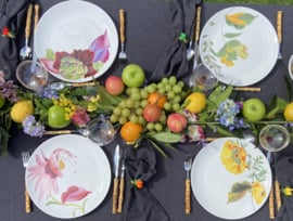 Botanical Wonders | Set van 4 Dinerborden