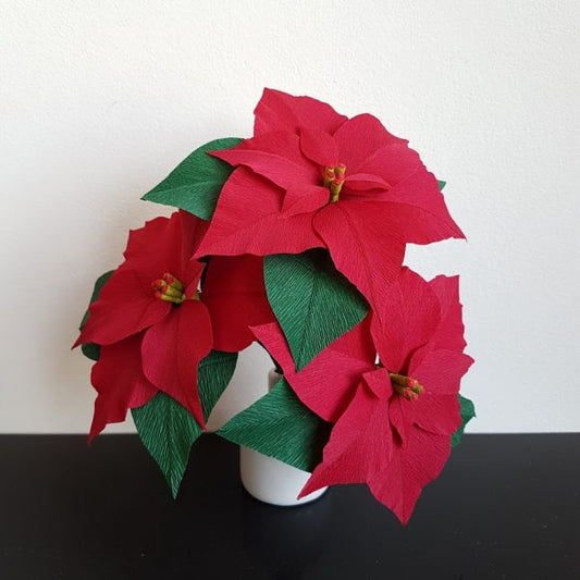 Workshop Papieren Poinsettia - 15 november ochtend