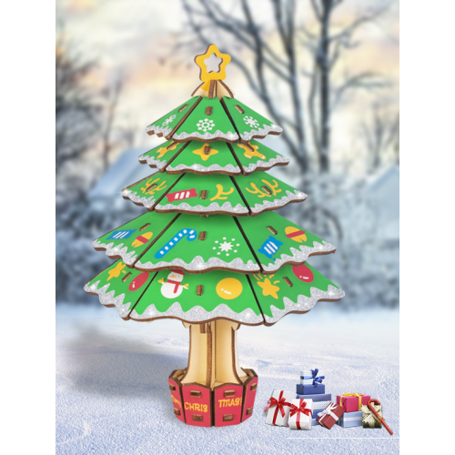 Christmas tree construction kit