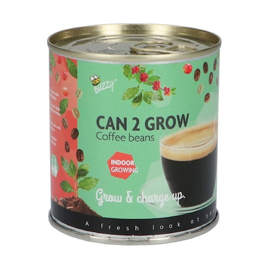 Grow gifts Koffie- en Rooibos theeplant Groeiblikken