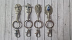 Sleutelhanger van vintage theelepeltje met molentje