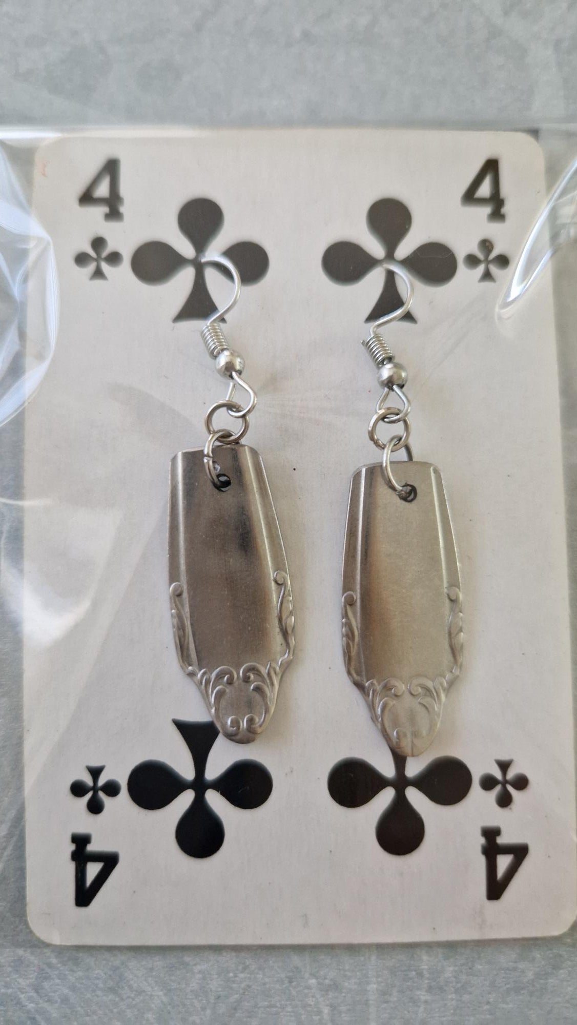 Vintage spoon earrings