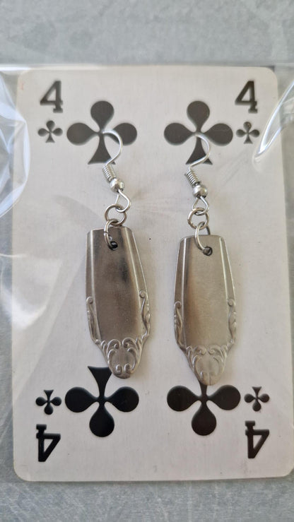 Vintage spoon earrings