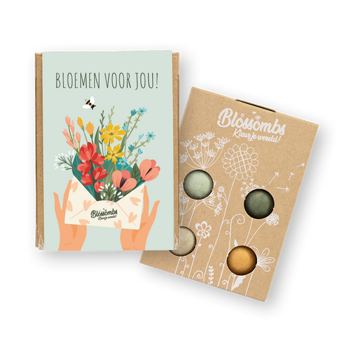 Blossombs - Gift Box mini 4 seed bombs