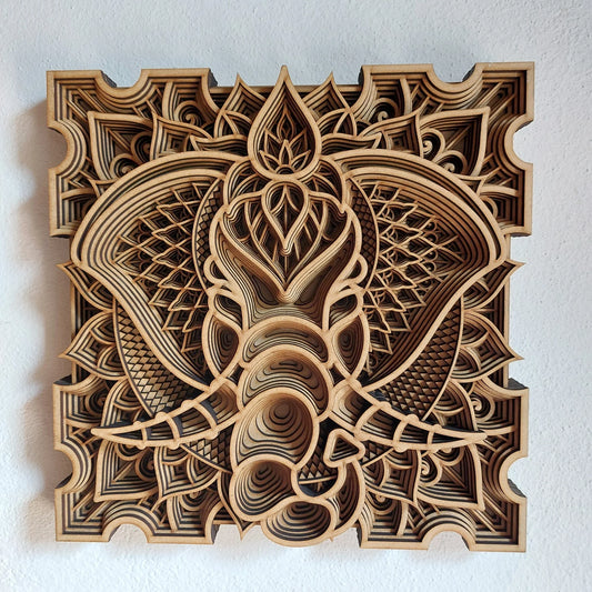 Mandala Elephant - large