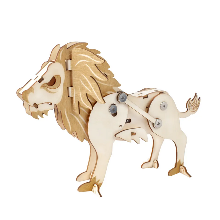 Wind-up Lion Construction Kit - Mechanical