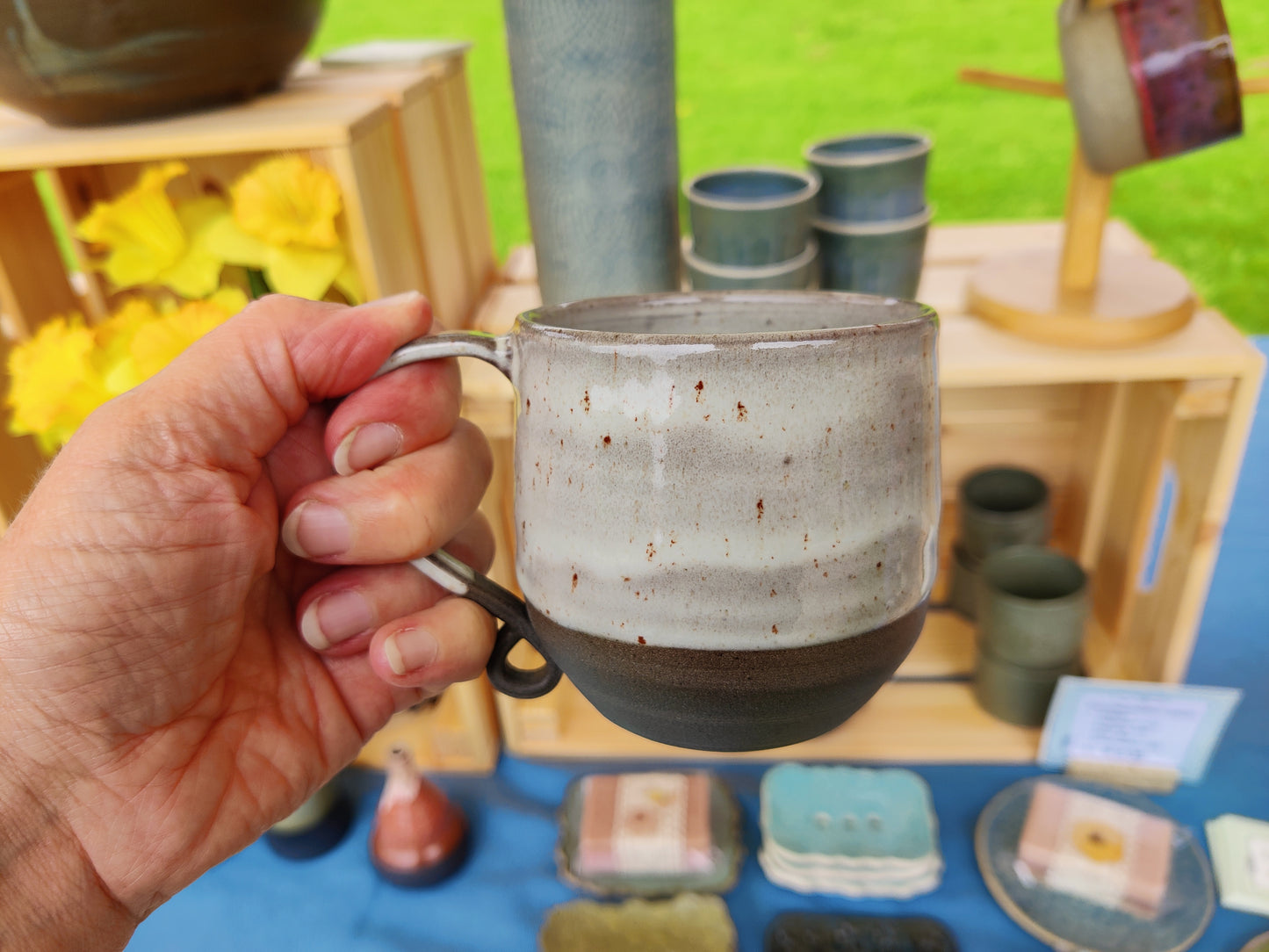 Coffee/tea cup (anthrazit clay)