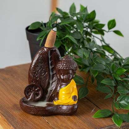 Incense Vase Monk Backflow