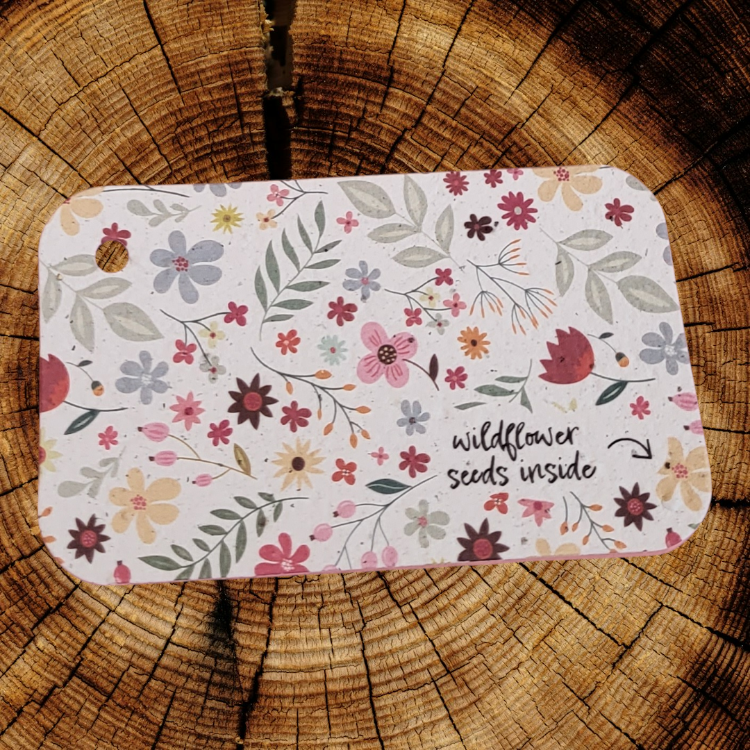 Plantable gift cards
