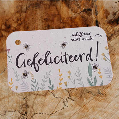 Plantbare cadeaukaartjes