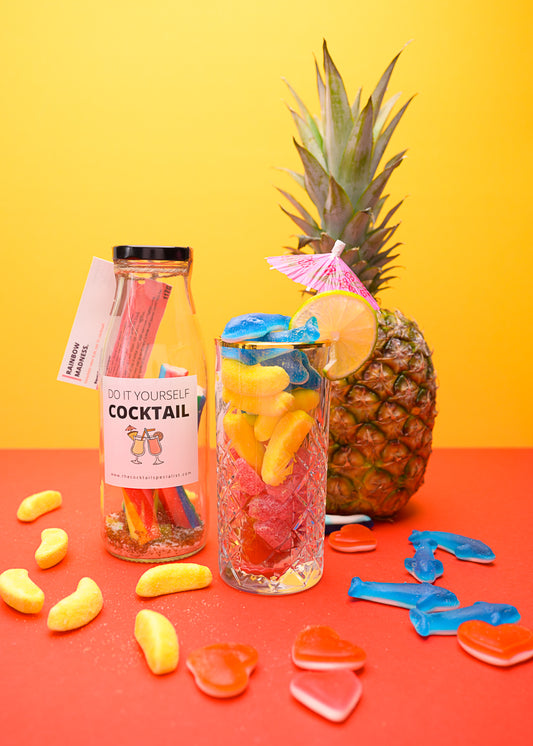 DIY Rainbow Madness mocktail/ cocktail