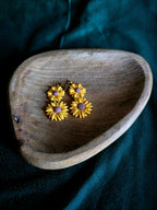 Sunflower earrings
