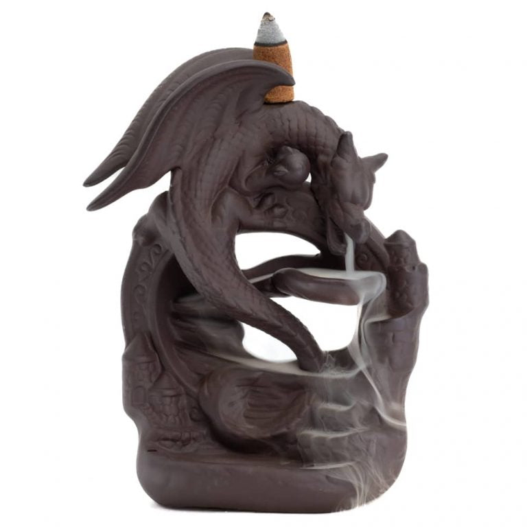 Incense Vase Dragon Backflow