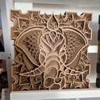 Mandala Elephant - large