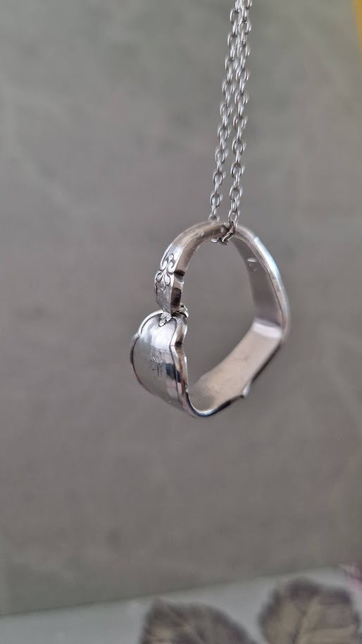 Spoon Handle Pendant Heart