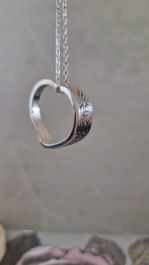 Spoon Handle Pendant Heart
