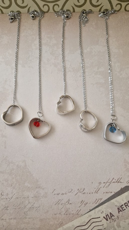 Spoon Handle Pendant Heart