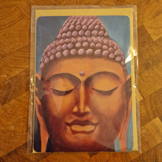 Kaart Boeddha hoofd