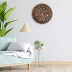Mandala Lotus Flower - round