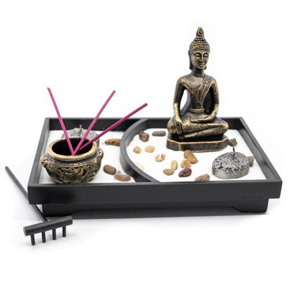 Zen Garden with Buddha