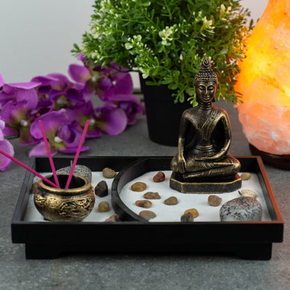 Zen Garden with Buddha