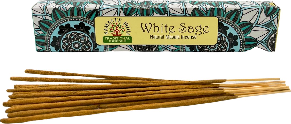 Witte Salie Masala Wierook – Namaste Mandala