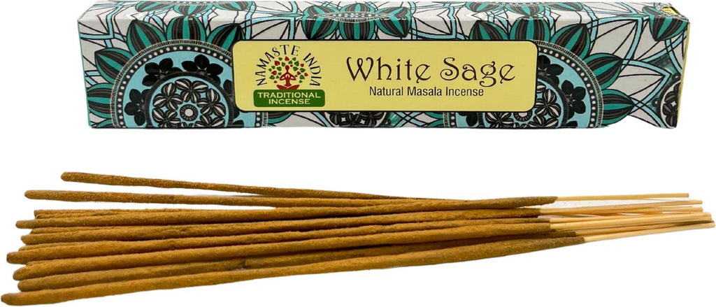 Witte Salie Masala Wierook – Namaste Mandala
