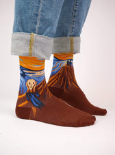 Edvard Munch - The Scream Art Socks