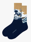 Hokusai - The Great Wave off Kanagawa Art Socks