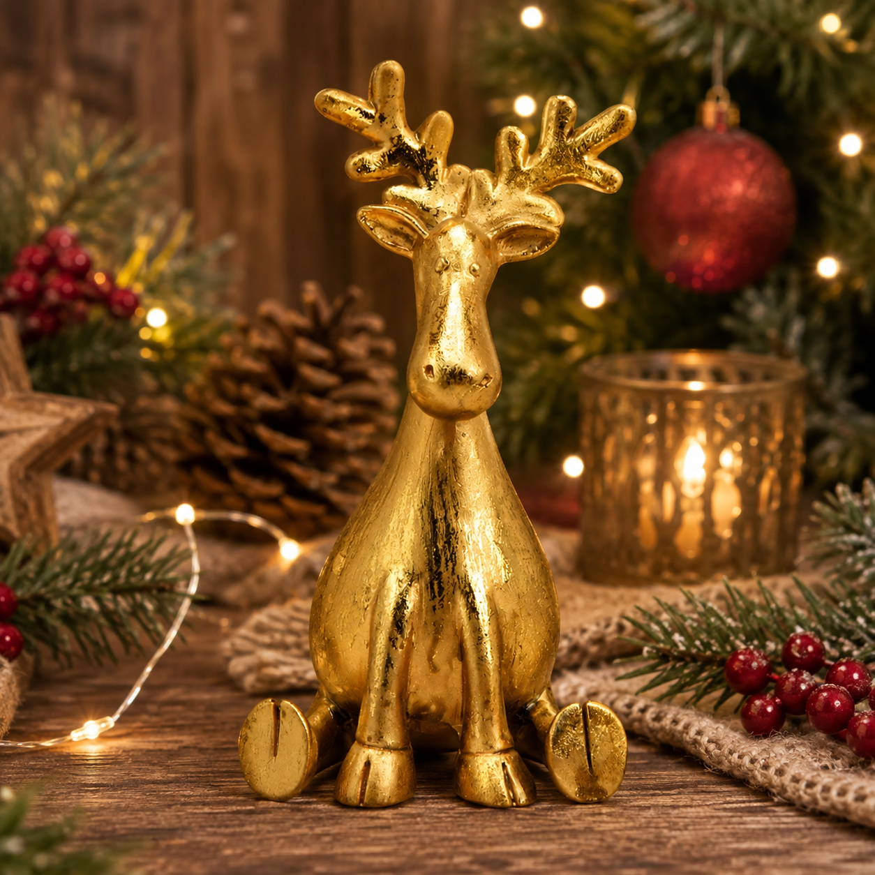 Zittende Eland - Goud